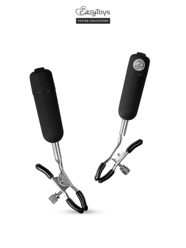 Pinces à tétons vibrantes  - Easytoys Fetish Collection