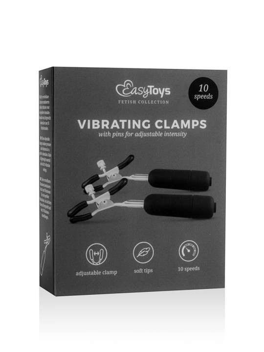 Pinces à tétons vibrantes  - Easytoys Fetish Collection