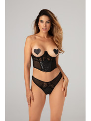 Ensemble bustier et string Tiara - Christine 