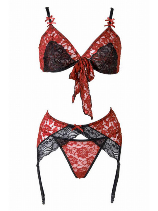 Ensemble lingerie 3 pièces Bobbi - Christine