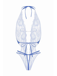 Body string ouvert Renee bleu - Christine