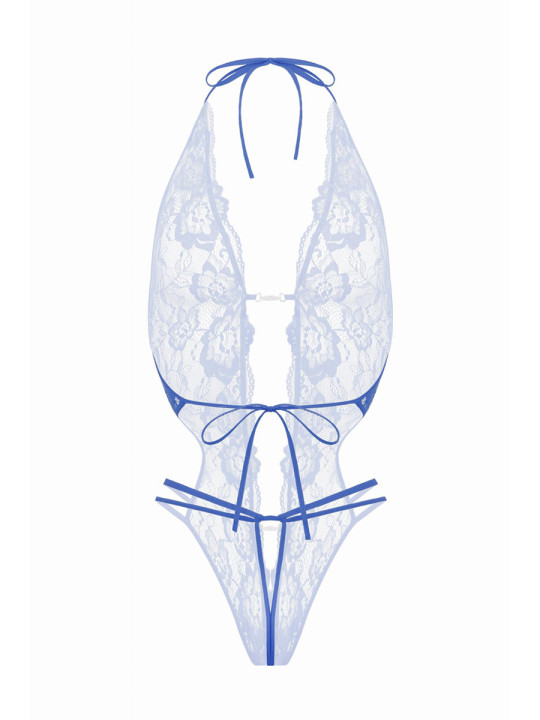 Body string ouvert Renee bleu - Christine