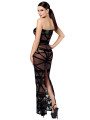 Robe bustier Bondesque F358 - Noir Handmade