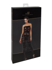 Robe bustier Bondesque F358 - Noir Handmade