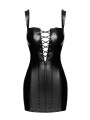 Mini robe lacée Vixen F363 - Noir Handmade