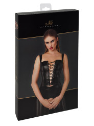Top style corset Vixen F365 - Noir Handmade