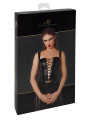 Top style corset Vixen F365 - Noir Handmade