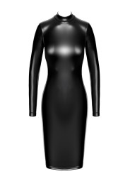 Robe fuseau Crystal F371 - Noir Handmade