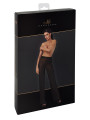 Pantalon en maille pailletée Onyx F374 - Noir Handmade
