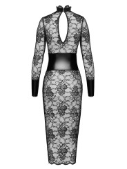 Robe corset Noirelle F375 - Noir Handmade