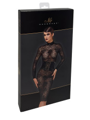 Robe corset Noirelle F375 - Noir Handmade