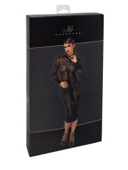 Robe fourreau Noirelle F376 - Noir Handmade