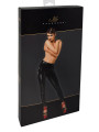 Pantalon skinny en vinyle Dominae F380 - Noir Handmade