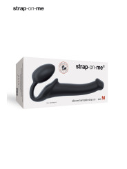 Gode ceinture strap-on noir M