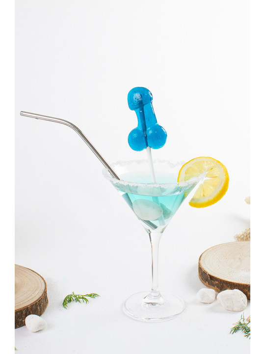 Sucette pénis gin tonic avec alcool