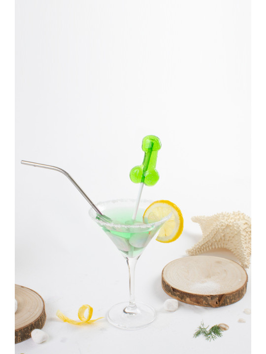Sucette pénis Caipirinha avec alcool